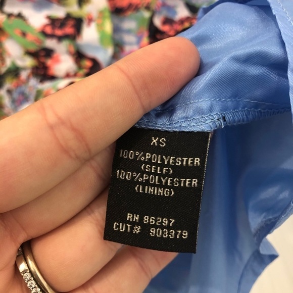 VERTIGO Chiffon Printed Short Sleeve Dress - Picture 6 of 13